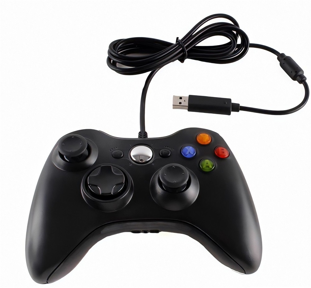 PRC PRCX360WRDBK Xbox 360/PC vezetékes fekete kontroller