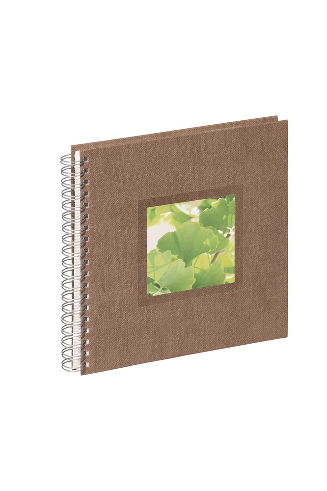 Pagna Nature Ginkgo 24x25cm szövet spirálos barna fotóalbum