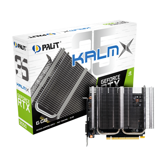 Palit GeForce RTX 3050 KalmX nVidia 6GB GDDR6 96bit PCIe videókártya