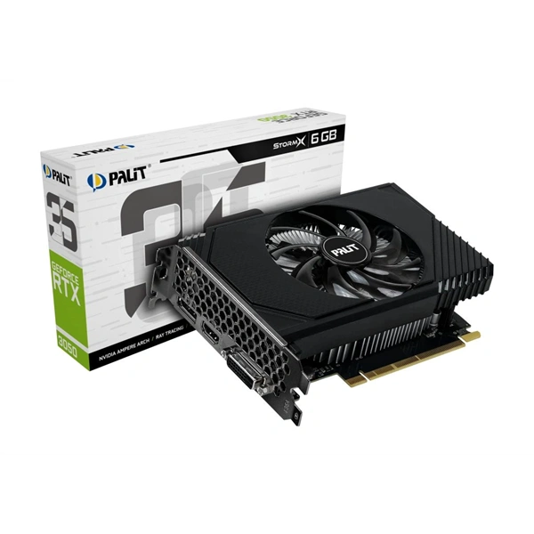 Palit GeForce RTX 3050 StormX nVidia 6GB GDDR6 96bit PCIe videókártya