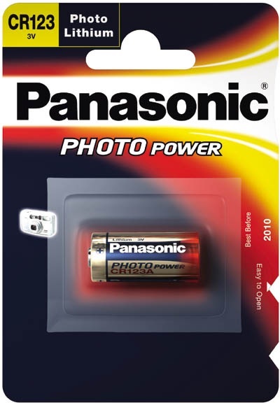 Panasonic CR123 3V lítium fotóelem 1db/csomag