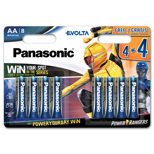 Panasonic EVOLTA LR6EGE/8BW 4+4F PR 1,5V AA/ceruza szupertartós alkáli elem 8 db/csomag