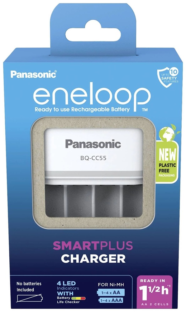 Panasonic Eneloop BQ-CC55E 1/4db AA/AAA akkutöltő