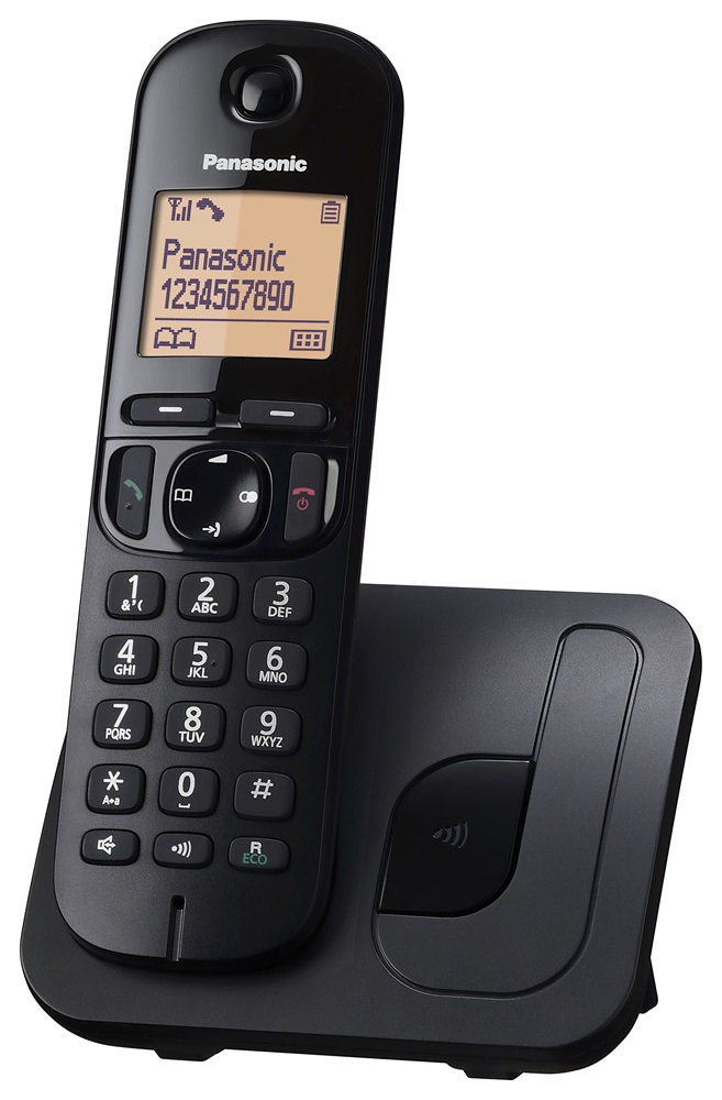 Panasonic KX-TGC210PDB hívóazonosítós kihangosítható fekete dect telefon