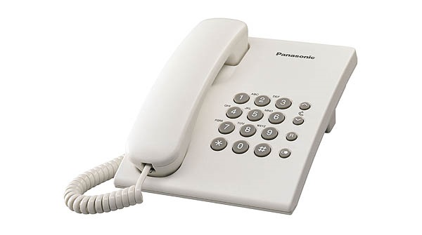 Panasonic KX-TS500HGW fehér vezetékes telefon