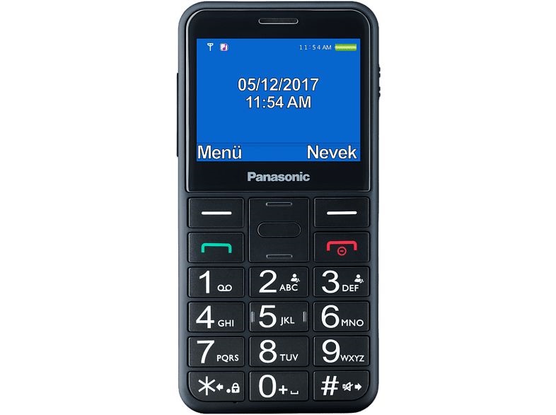 Panasonic KX-TU155EXBN 2,4" fekete mobiltelefon (Újracsomagolt)