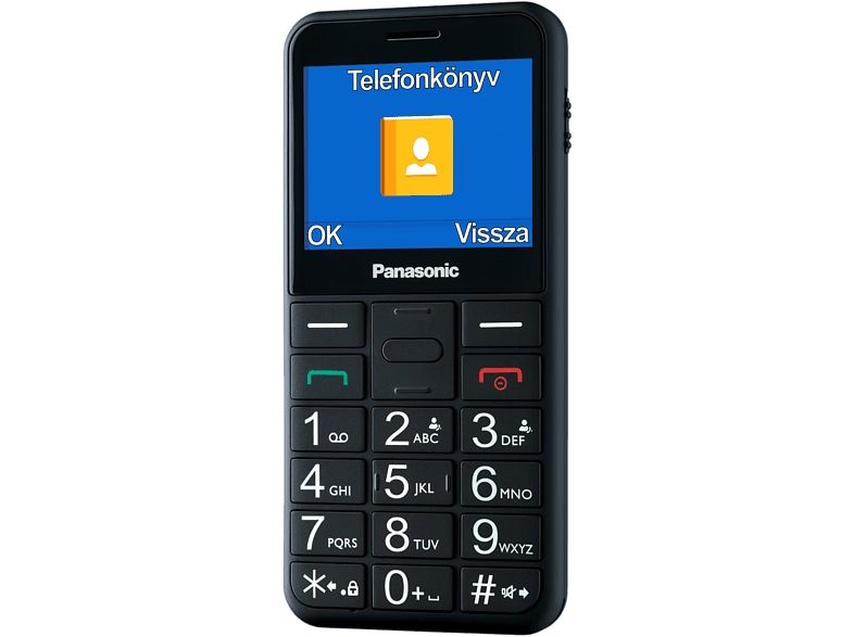 Panasonic KX-TU155EXBN 2,4" fekete mobiltelefon (Újracsomagolt)