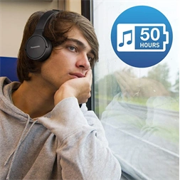 Panasonic RB-HF420BE-K Bluetooth fekete fejhallgató