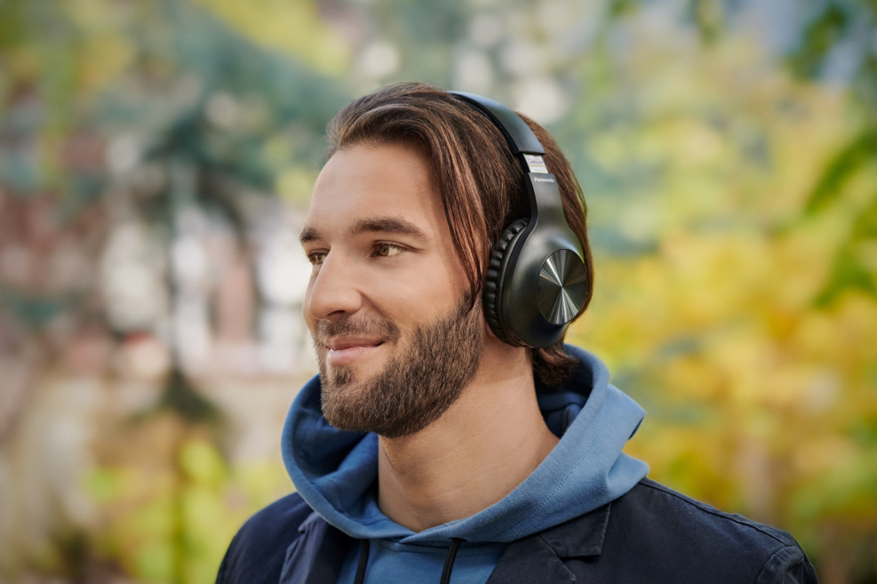 Panasonic RB-HX220BDEK Bluetooth fekete fejhallgató (Újszerű)