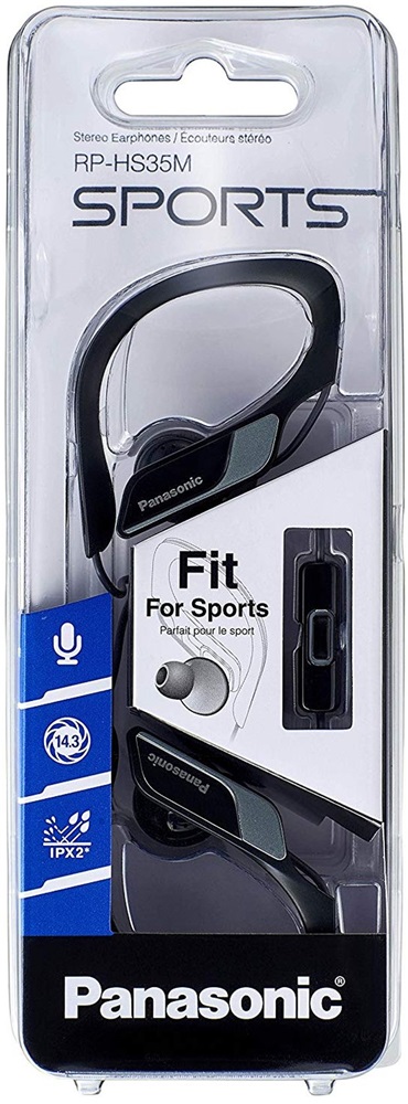 Panasonic RP-HS35ME-K fekete sport fülhallgató