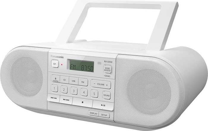 Panasonic RX-D550E-W Bluetooth fehér CD-s rádió
