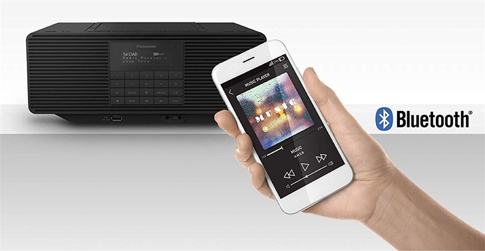 Panasonic RX-D70BTEG-K CD-s rádió fekete