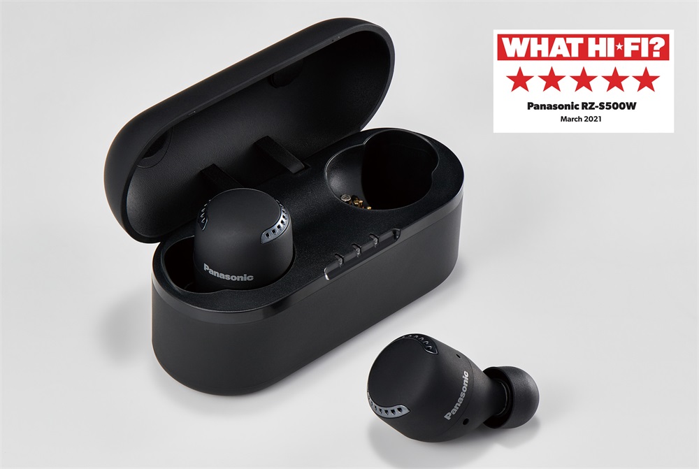 Panasonic RZ-S500WE-K True Wireless Bluetooth aktív zajszűrős fekete fülhallgató