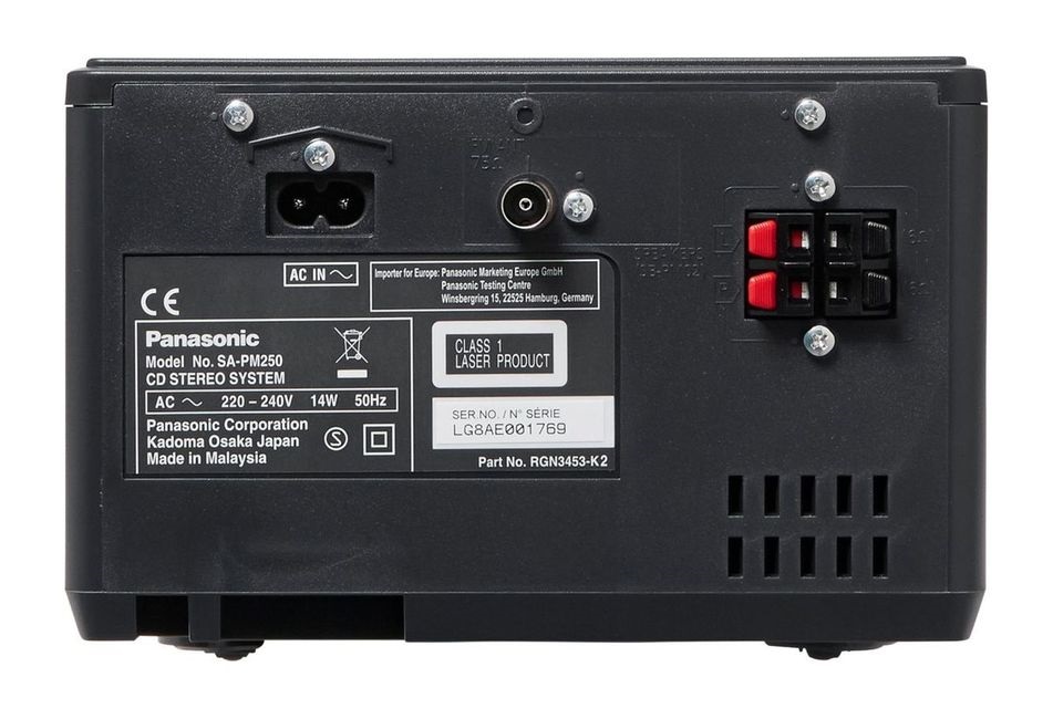 Panasonic SC-PM250EC-S Mikro Hifi ezüst
