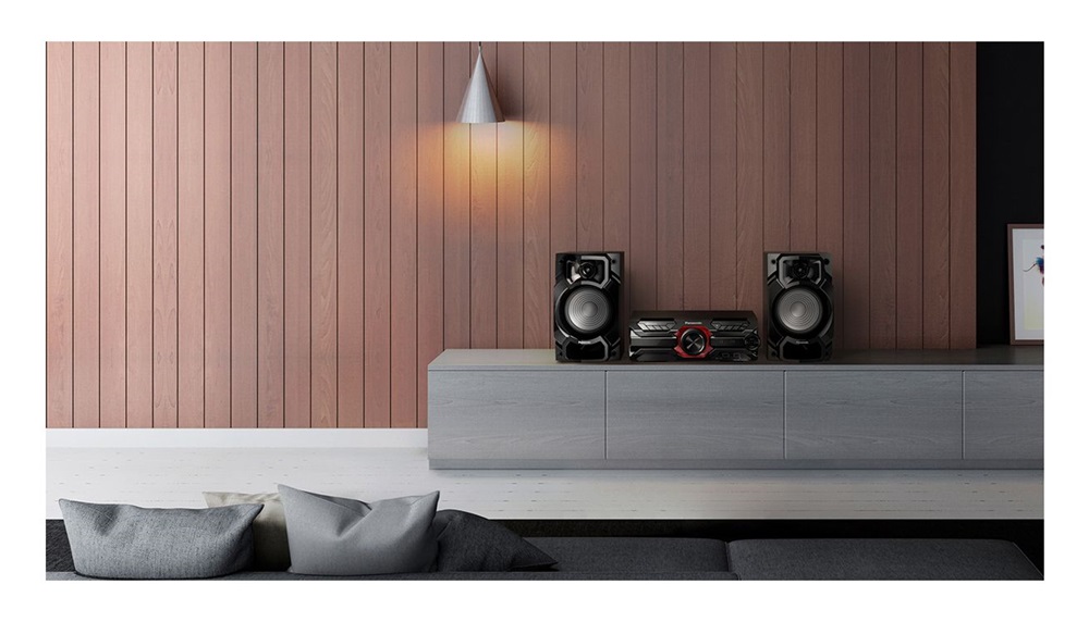 Panasonic SC-AKX320E-K High Power fekete mikro hifi