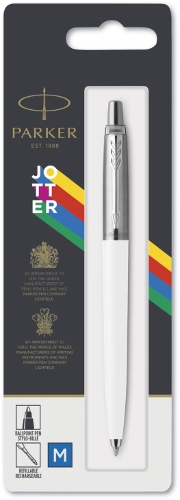 Parker Royal 2096874 Jotter Original BL ezüst klipszes fehér golyóstoll