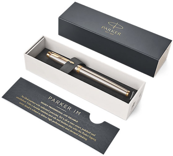 Parker Royal IM arany klipsz csiszolt fém töltőtoll