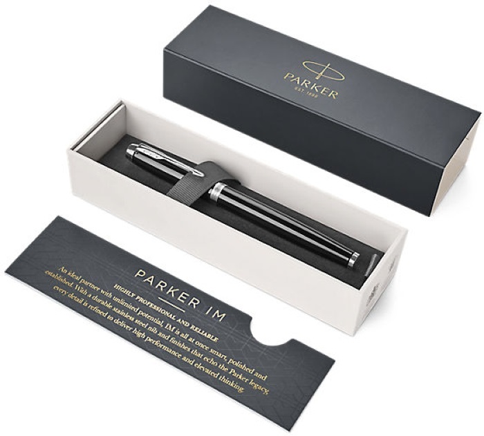 Parker Royal IM ezüst klipsz fekete töltőtoll