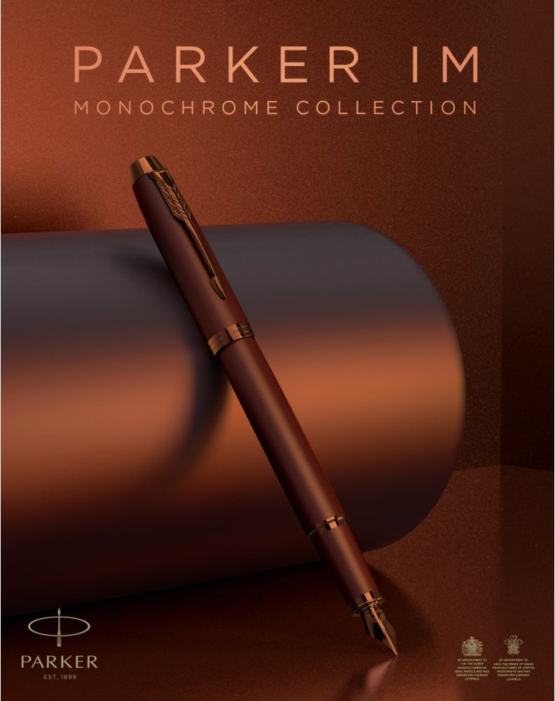 Parker Royal Im Monochrome BURGUNDI vörös , BURGUNDI vörös KLIPSZ 2190514 golyóstoll
