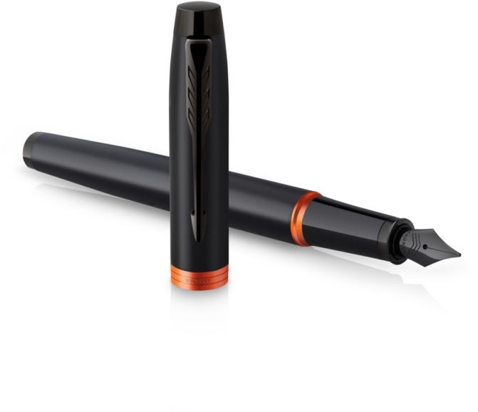 Parker Royal Im Professionals Vibrant fekete-narancs, fekete KLIPSZ 2172943 töltőtoll