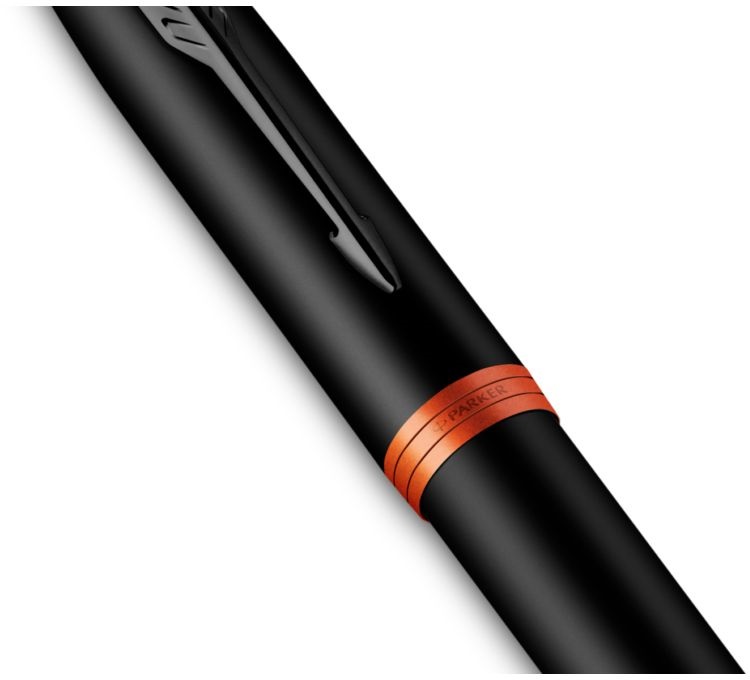 Parker Royal Im Professionals Vibrant fekete-narancs, fekete KLIPSZ 2172943 töltőtoll