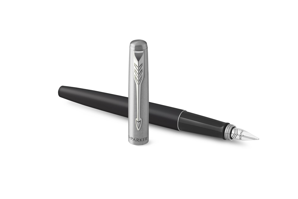 Parker Royal Jotter Bond Street 2030947 ezüst klipszes fekete töltőtoll