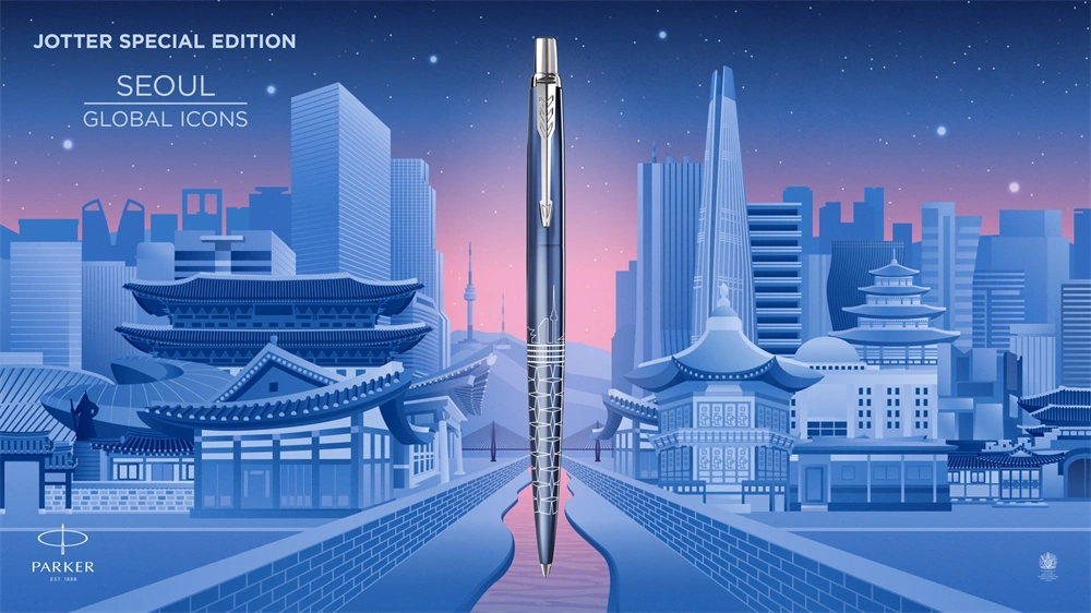 Parker Royal Jotter SE 2221600 Seoul ezüst klipszes golyóstoll