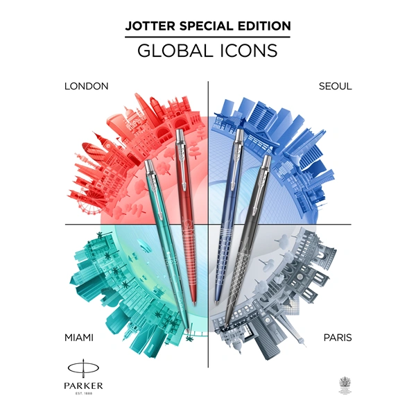 Parker Royal Jotter SE 2221600 Seoul ezüst klipszes golyóstoll