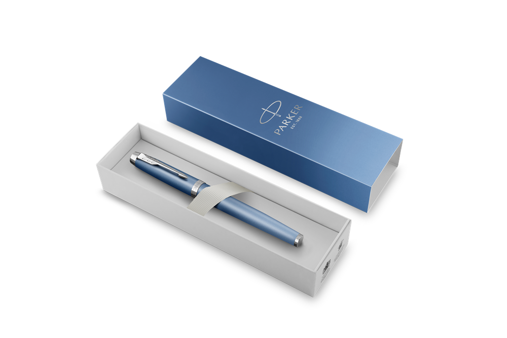 Parker Royal Rituals IM 2203904 ezüst klipsz kék töltőtoll