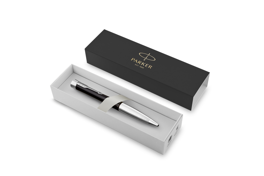 Parker Royal Urban Twist 2143639 ezüst klipszes matt fekete golyóstoll