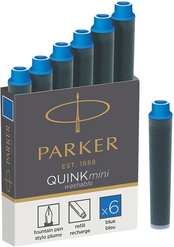 Parker Royal 6db rövid kék tintapatron