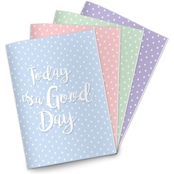 Pátria Design Pastel Rain A4 87-32 kockás vegyes színű füzet