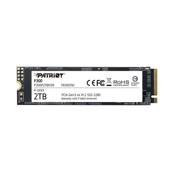 Patriot 2TB M.2 NVMe 2280 P300 (P300P2TBM28) SSD