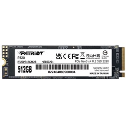 Patriot 512GB M.2 NVMe 2280 P320 (P320P512GM28) SSD