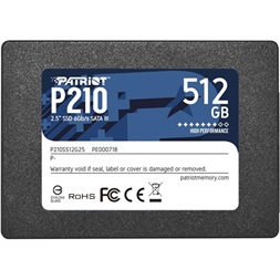 Patriot 512GB Sata3 2,5" P210 (P210S512G25) SSD