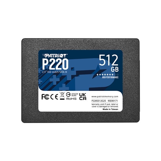 Patriot 512GB Sata3 2,5" P220 (P220S512G25) SSD