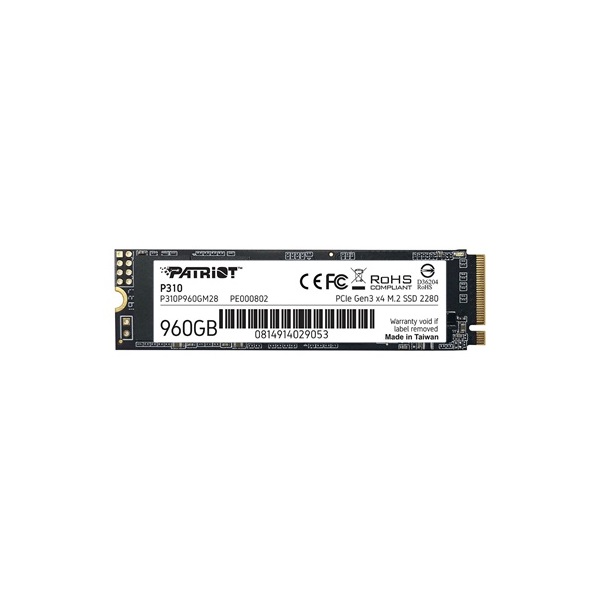 Patriot 960GB M.2 NVMe 2280 P310 (P310P960GM28) SSD