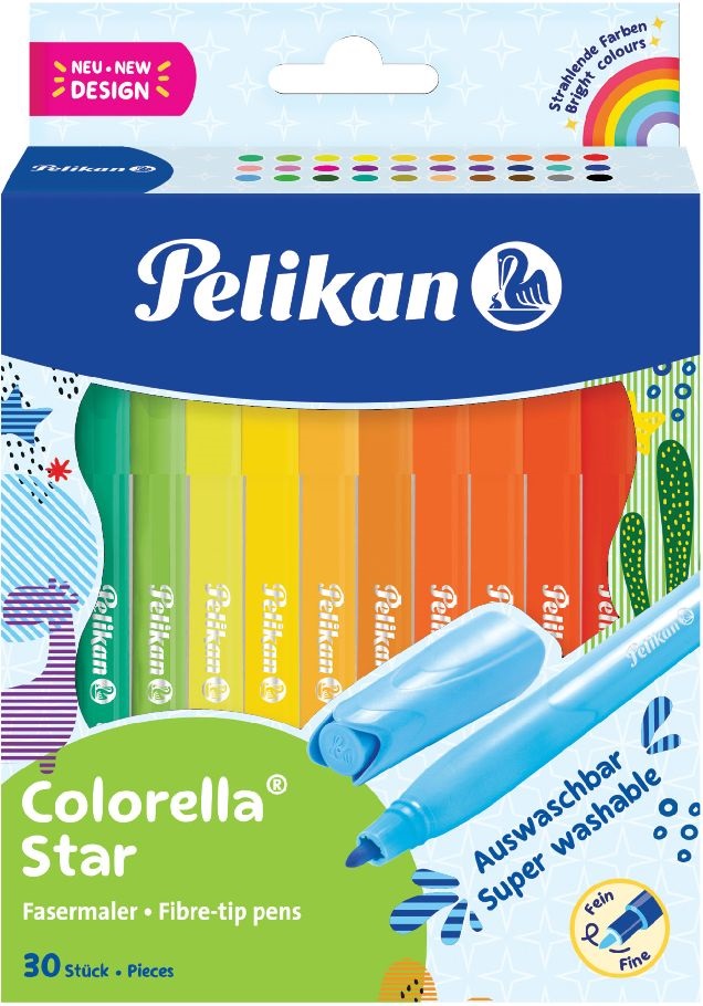 Pelikan Colorella Star C302 30 színű filctoll készlet