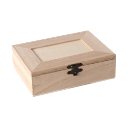 Pentart 14x10x3,5 cm belül tükrös 4 rekeszes doboz