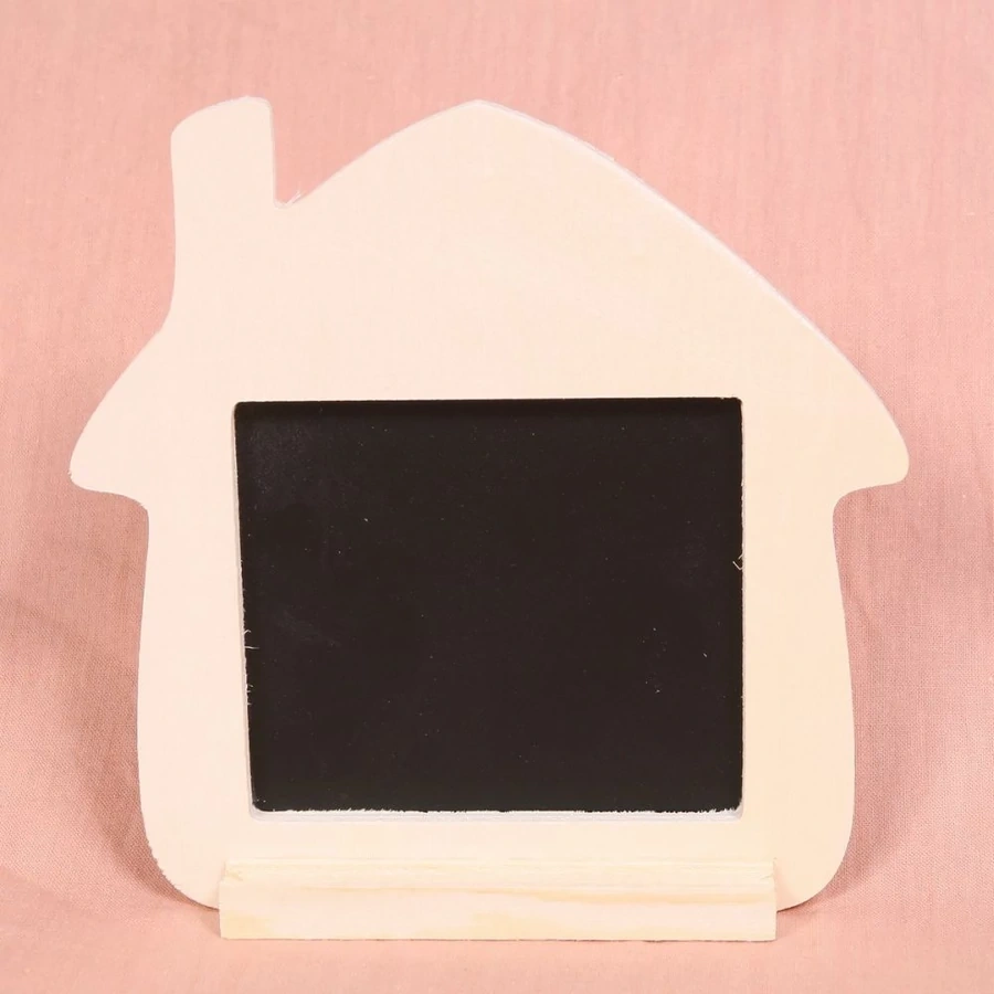 Pentart 15x15,2 cm házikó forma krétás üzenő tábla