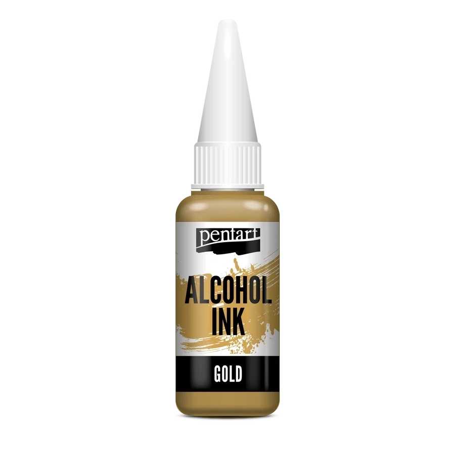Pentart 20 ml arany metál alkoholos tinta