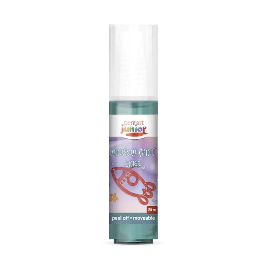 Pentart 20 ml zöld lehúzható üvegfesték