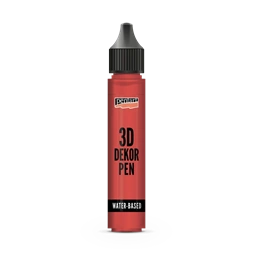 Pentart 30 ml átlátszó rubinvörös 3D dekortoll