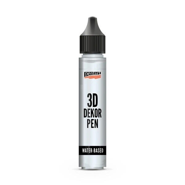 Pentart 30 ml ezüst 3D dekortoll