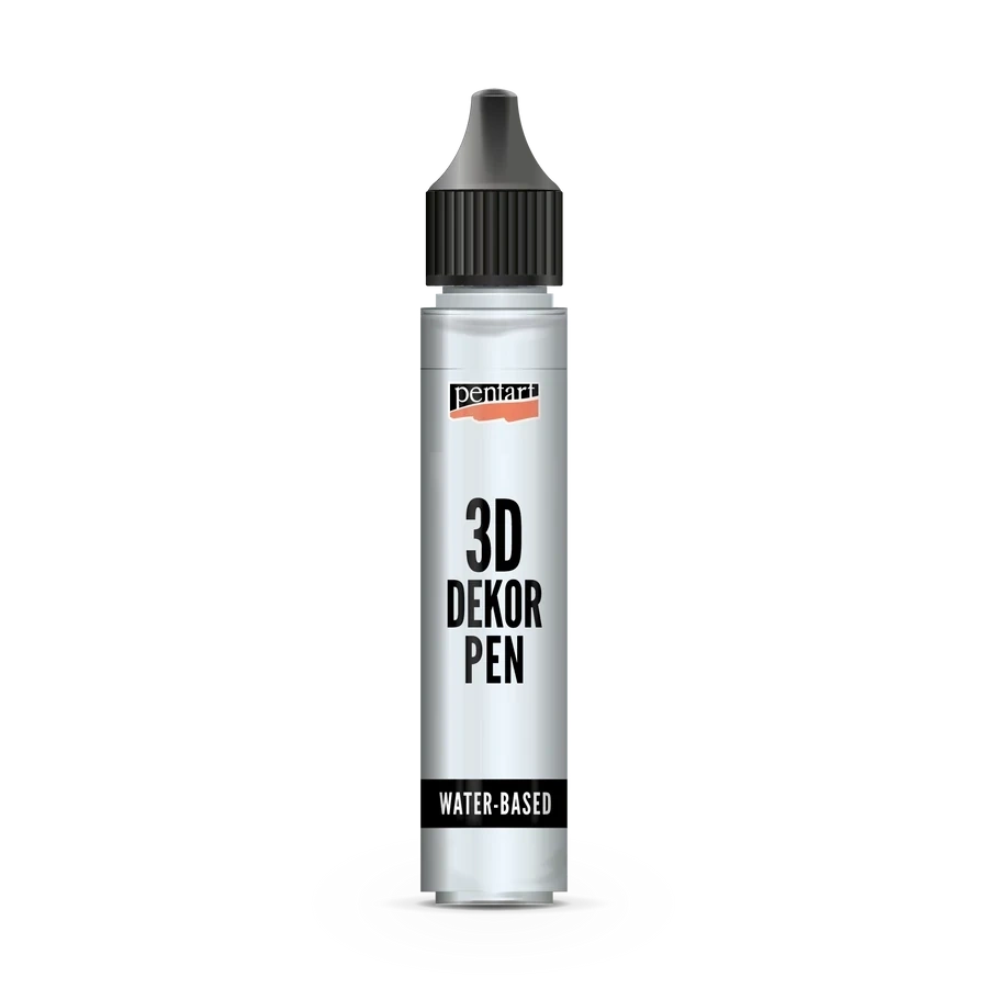 Pentart 30 ml ezüst 3D dekortoll