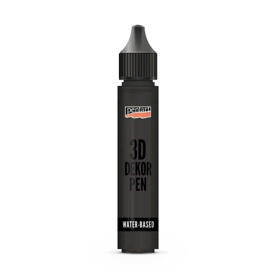 Pentart 30 ml fekete 3D dekortoll