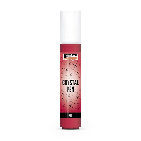 Pentart 30 ml piros kristálytoll