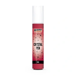 Pentart 30 ml piros kristálytoll