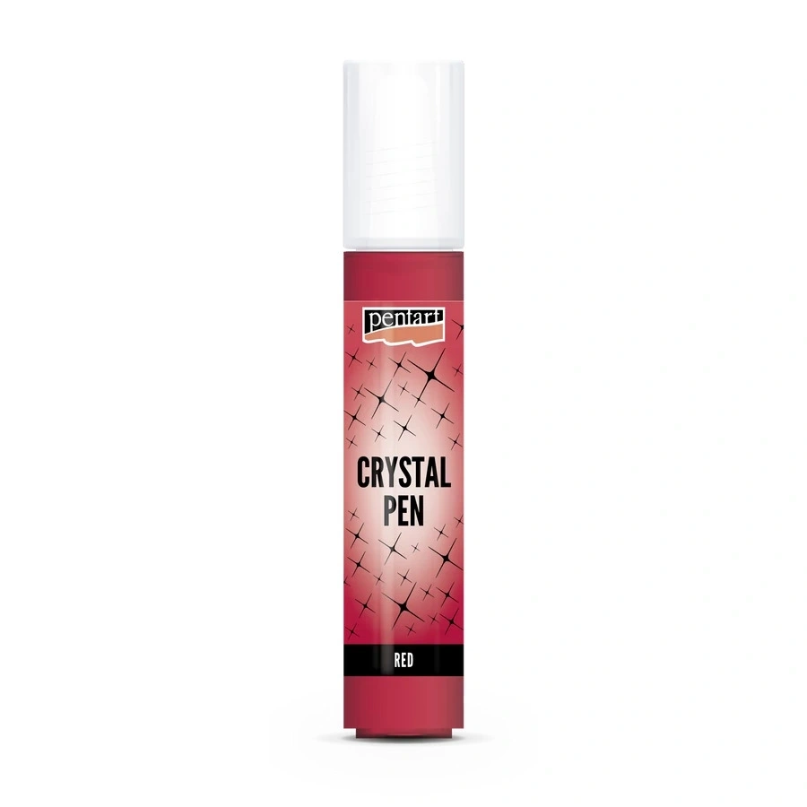 Pentart 30 ml piros kristálytoll