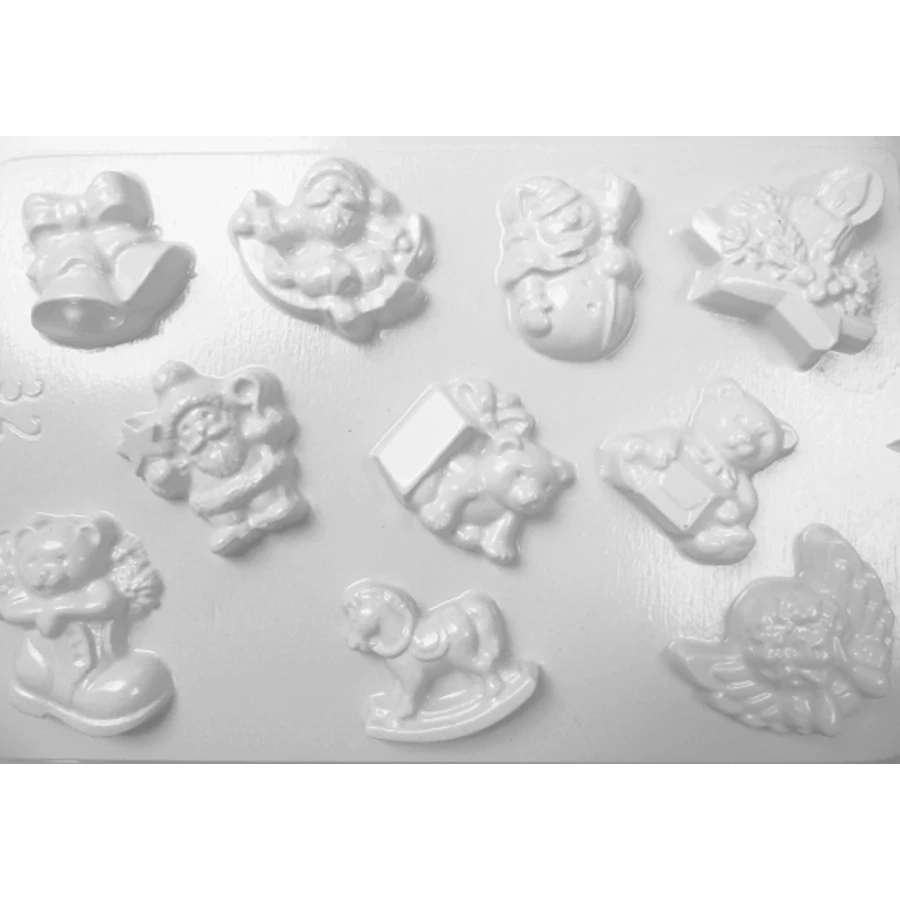 Pentart Karácsonyi 10 motívumos gipszkiöntő forma